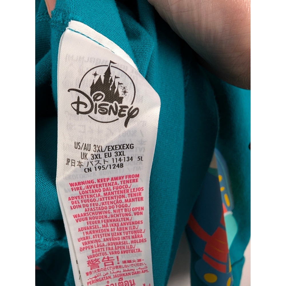 Disney Spirit Jersey Adult 3XL Teal 2024 Play in the Park Celebration Crew - Picture 8 of 12